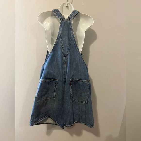 Levi's Vintage Women's Denim Short
Overalls Size M Blue Jean - Picture 4 of 16